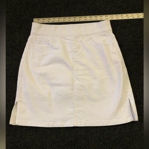 Jag Jeans White Denim Pull On Skort Size 2/26 with shorts